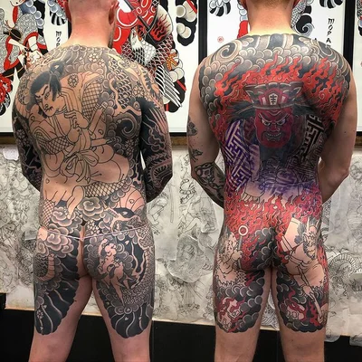 R. W. Mopar  彫灰 tattoo 030