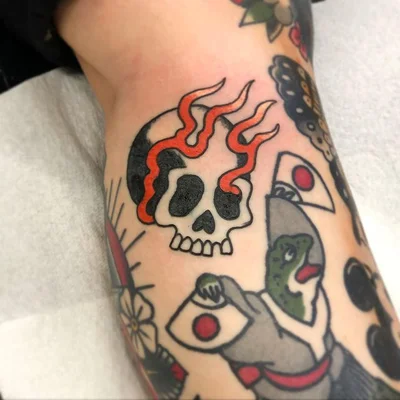 R. W. Mopar  彫灰 tattoo 041