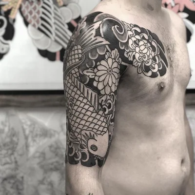 R. W. Mopar  彫灰 tattoo 045