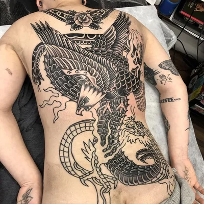 R. W. Mopar  彫灰 tattoo 050