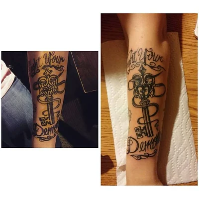 Ryan Carmichael tattoo 007