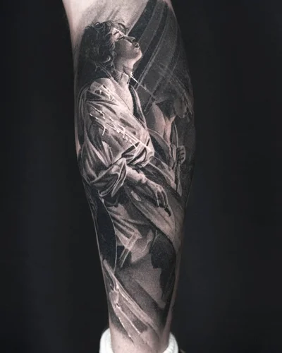 Ryan Evans tattoo 007