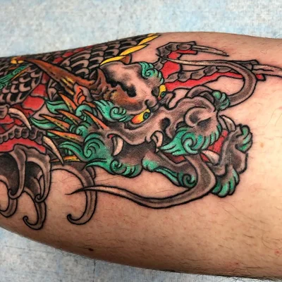 Tebori Tattooist Ryugen tattoo 008