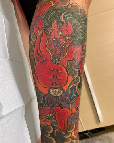 Tebori Tattooist Ryugen tattoo 009