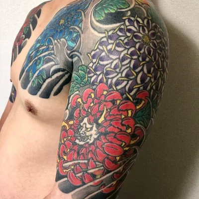 Tebori Tattooist Ryugen tattoo 010