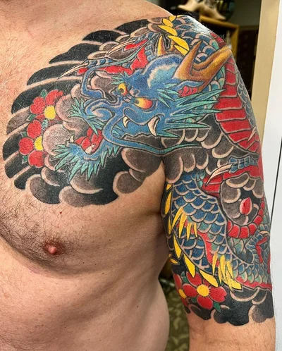 Tebori Tattooist Ryugen tattoo 016