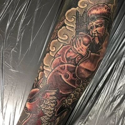 Tebori Tattooist Ryugen tattoo 018