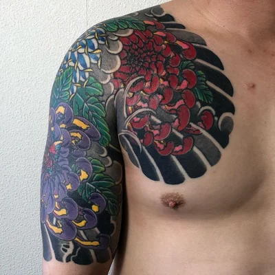 Tebori Tattooist Ryugen tattoo 022
