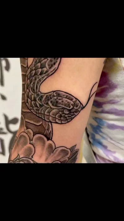 Tebori Tattooist Ryugen tattoo 023