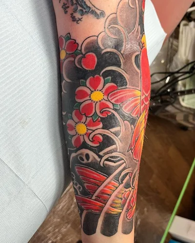 Tebori Tattooist Ryugen tattoo 028