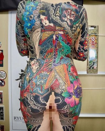 Tebori Tattooist Ryugen tattoo 029