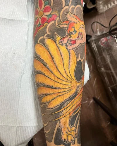 Tebori Tattooist Ryugen tattoo 032