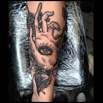 Sacred Raven Tattoo tattoo 046