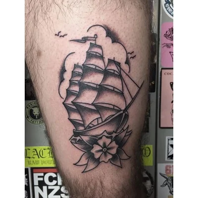 Claire Sailin'On tattoo 015