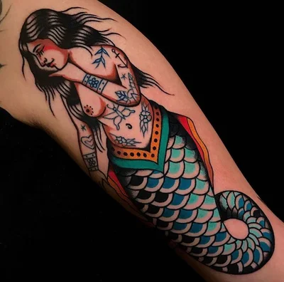 Sailors N Mermaids tattoo 050