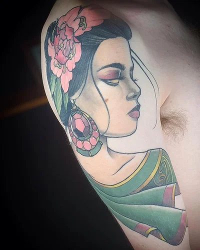 Pat Toussaint tattoo 009