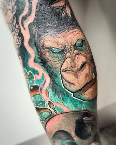 Pat Toussaint tattoo 044