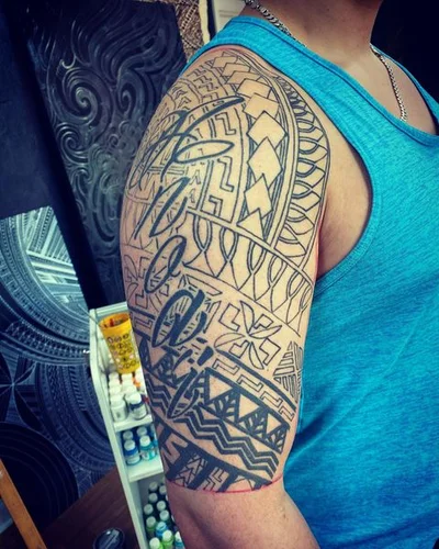 Michael Fatutoa tattoo 025