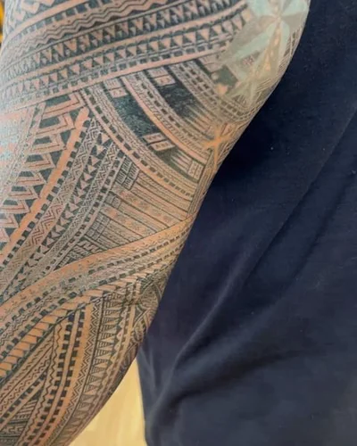 Michael Fatutoa tattoo 041