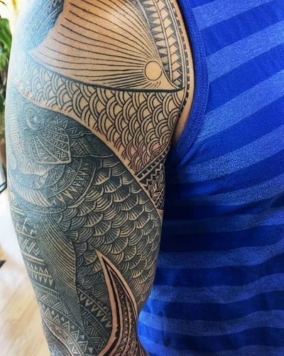 Michael Fatutoa tattoo 044