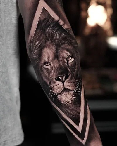 Samurai Standoff tattoo 001