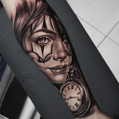 Samurai Standoff tattoo ig_019