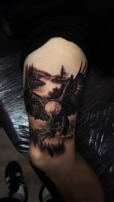 Samurai Standoff tattoo ig_020