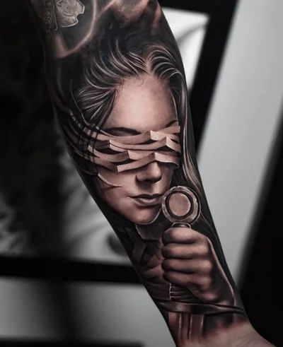 Samurai Standoff tattoo ig_021