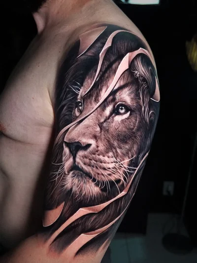 Samurai Standoff tattoo ig_024