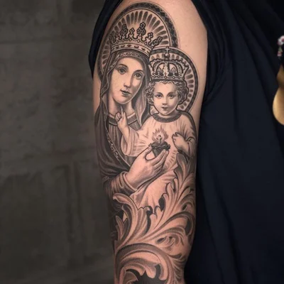 Santa Tattoo tattoo 015