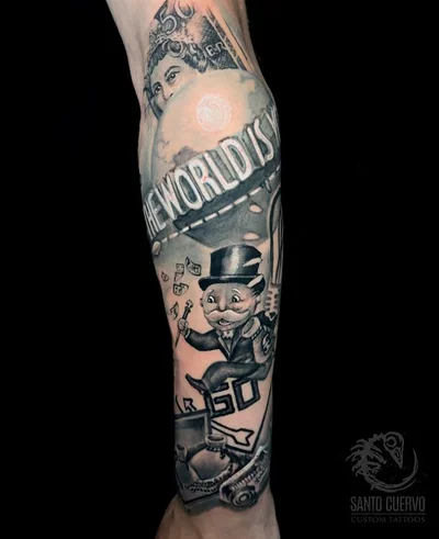 Santo Cuervo tattoo 011
