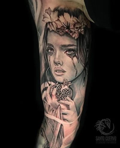 Santo Cuervo tattoo 012