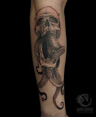 Santo Cuervo tattoo 013