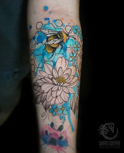 Santo Cuervo tattoo 030