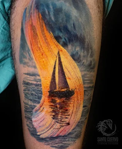 Santo Cuervo tattoo 039