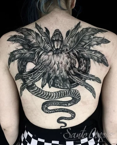 Santo Cuervo tattoo 047