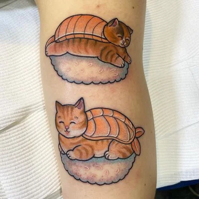Sashimi Roll tattoo 026
