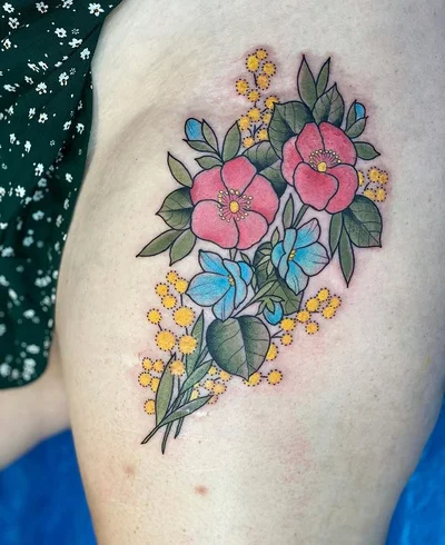 Sashimi Roll tattoo 038