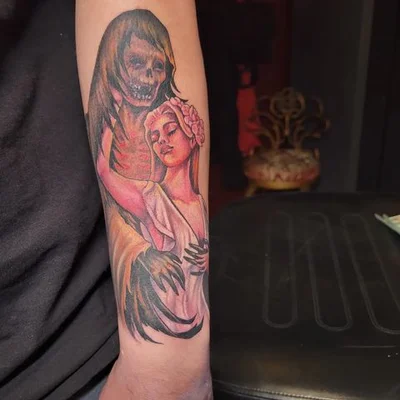 Scary Carrie tattoo 007