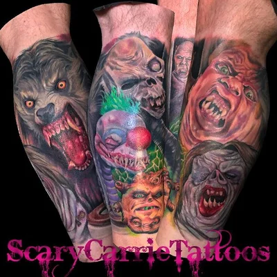Scary Carrie tattoo 016