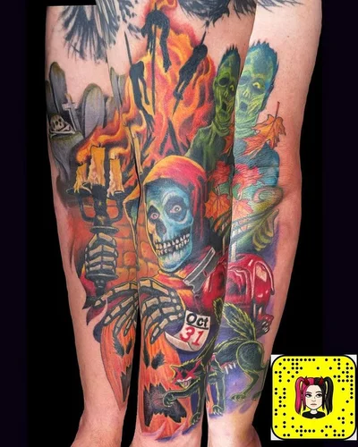 Scary Carrie tattoo 020