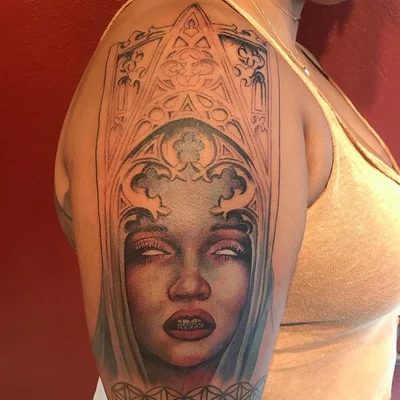 Scary Carrie tattoo 021
