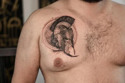 Schwarz oder Gold tattoo 008