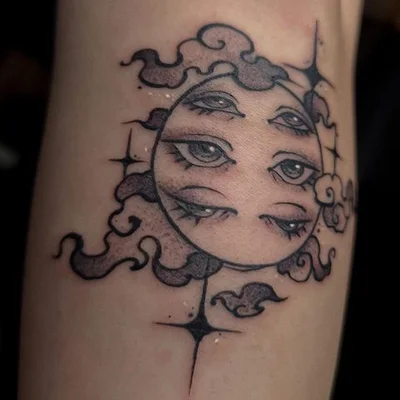 Schwarz oder Gold tattoo 013