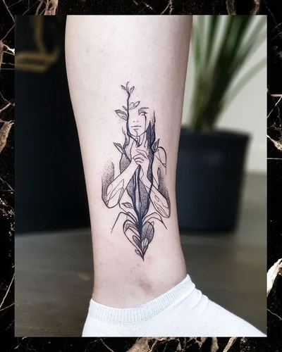 Schwarz oder Gold tattoo 015