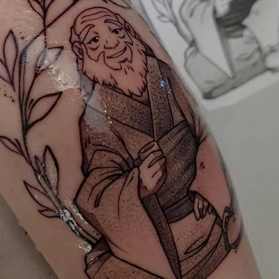 Schwarz oder Gold tattoo 020