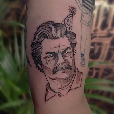 Schwarz oder Gold tattoo 034