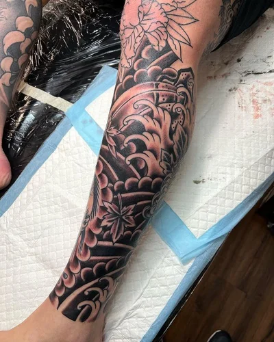 Scott Moss tattoo 034