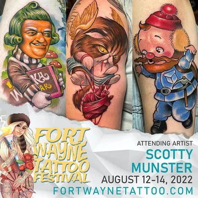Scotty Munster tattoo 039