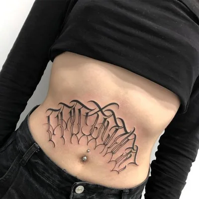 Script Soto tattoo 040